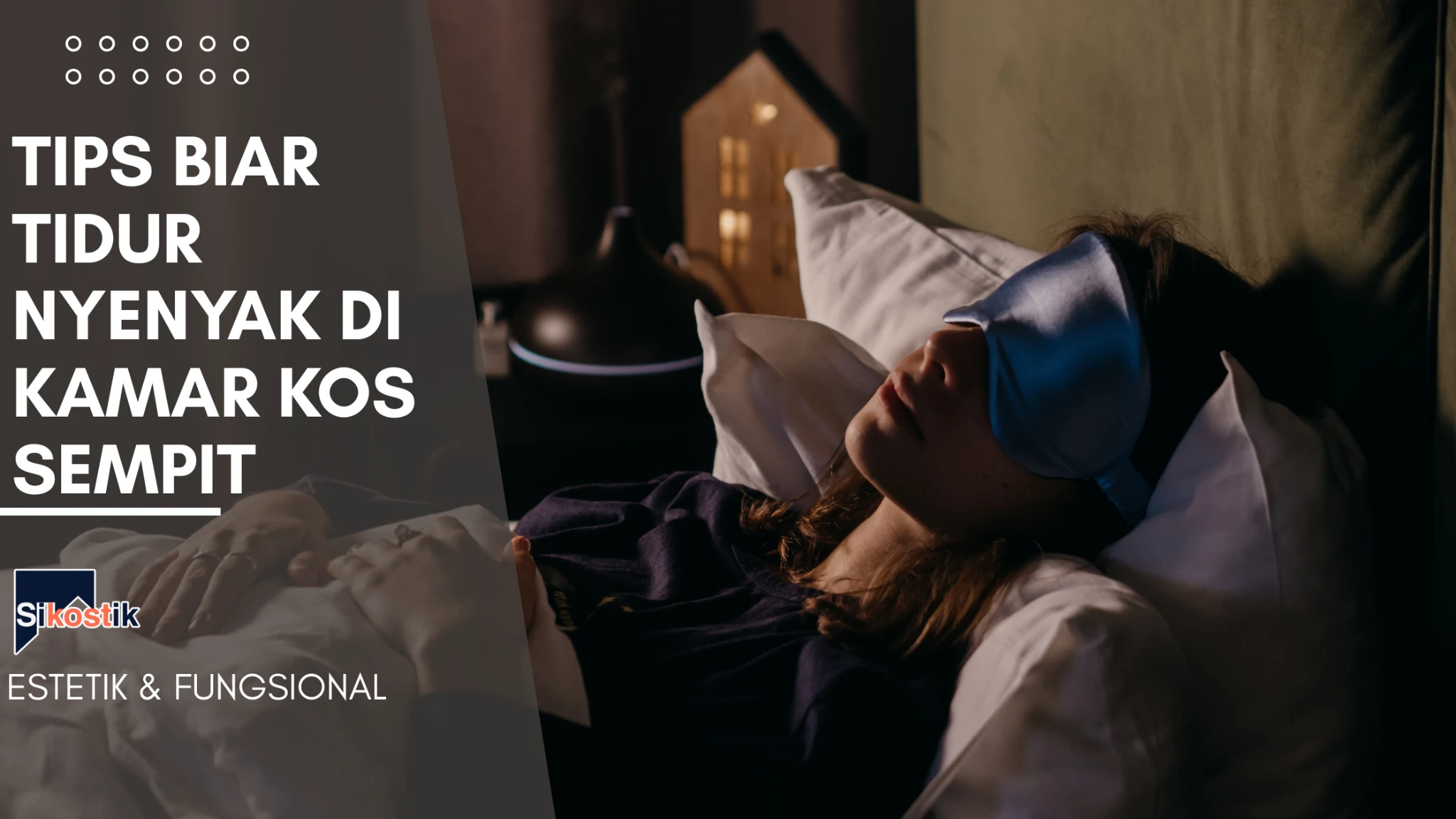 Tips tidur nyenyak anak kos di kamar kos sempit dengan kasur lipat & bantal ergonomis Sikostik
